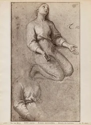 Donna inginocchiata